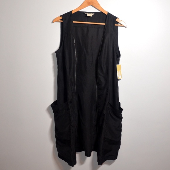 Michael Michael Kors NWT Silk Front Zipper Dress10 - Picture 8 of 11